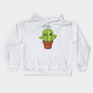 Cute Kawaii Cacti Kids Hoodie